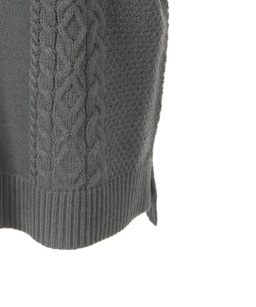 axes femme（アクシーズファム）の「キーネックニットチュニック（チュニック・レディース・キナリ/チャコール/グリーン・MEDIUM）」の18枚目の写真