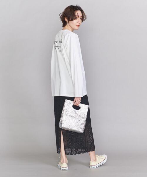 BEAUTY&YOUTH UNITED ARROWS（ビューティーアンドユースユナイテッドアローズ）の「【別注】＜STUDIO 54＞ロングスリーブTシャツ（Tシャツ/カットソー・レディース・ブラック/ホワイト・FREE）」の3枚目の写真