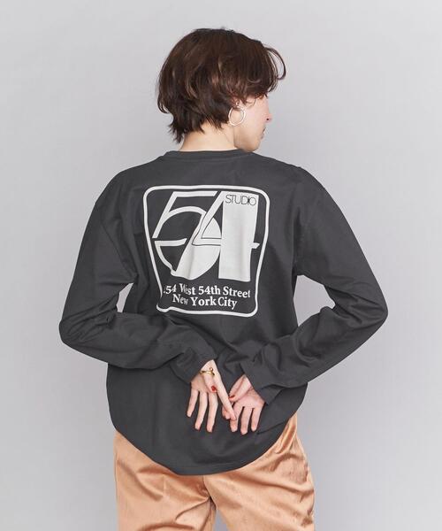 BEAUTY&YOUTH UNITED ARROWS（ビューティーアンドユースユナイテッドアローズ）の「【別注】＜STUDIO 54＞ロングスリーブTシャツ（Tシャツ/カットソー・レディース・ブラック/ホワイト・FREE）」の6枚目の写真