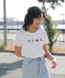 WOMEN'S POKEMON TEE MINI POKEMON WHITE +
