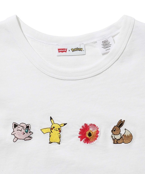 Levi's(リーバイス)の「WOMEN'S POKEMON TEE MINI POKEMON WHITE +(Tシャツ/カットソー・レディース・マルチ・XS/S/M)」の6枚目の写真
