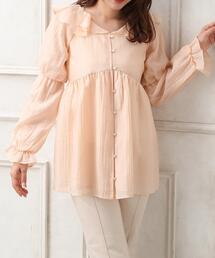 シアーチュニック／ブラウス