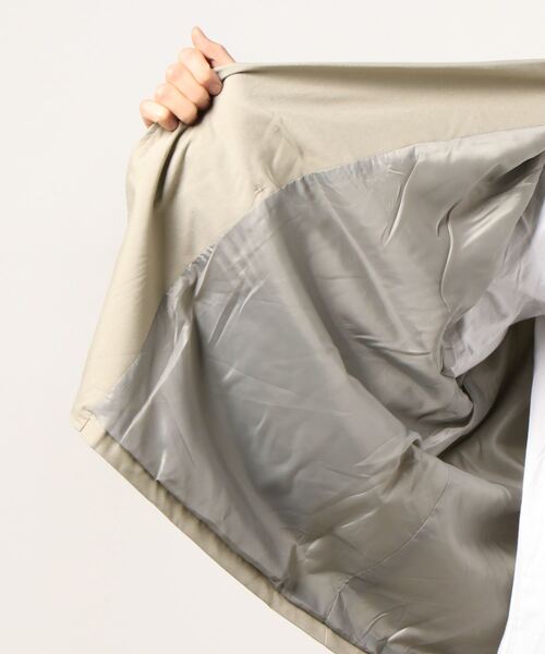 FUNALIVE（ファンアライブ）の「ダブルテーラードBIGジャケット（テーラードジャケット・メンズ・ブラック/ベージュ/ネイビー/カーキ/チェック/グレイッシュベージュ・M/L/XL）」の9枚目の写真