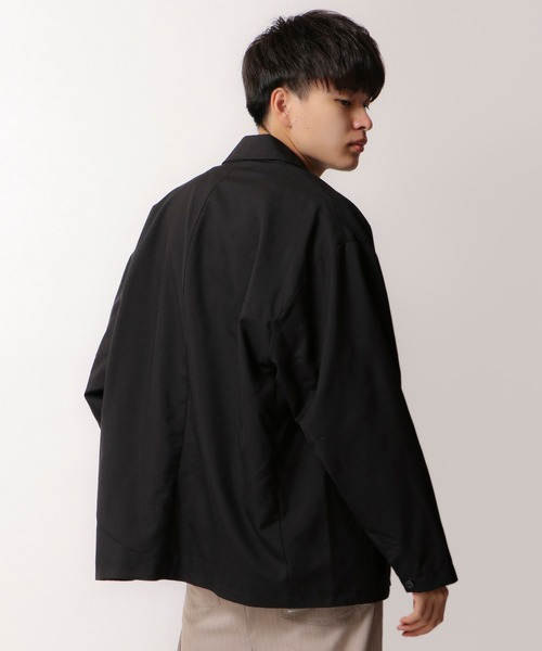 FUNALIVE（ファンアライブ）の「ダブルテーラードBIGジャケット（テーラードジャケット・メンズ・ブラック/ベージュ/ネイビー/カーキ/チェック/グレイッシュベージュ・M/L/XL）」の17枚目の写真