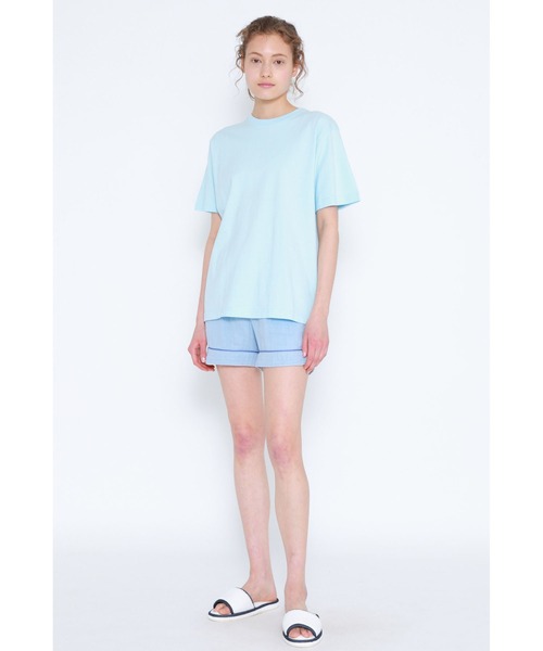 Priv. Spoons Club（プライベートスプーンズクラブ）の「【レディース】コットンガーゼパジャマ/ショートパンツ（ルームウェア/パジャマ・レディース・グレー/サックスブルー/ライトピンク・S/M）」の17枚目の写真