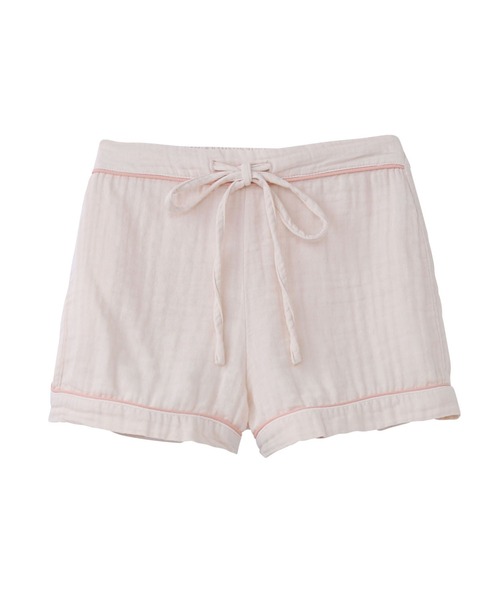 Priv. Spoons Club（プライベートスプーンズクラブ）の「【レディース】コットンガーゼパジャマ/ショートパンツ（ルームウェア/パジャマ・レディース・グレー/サックスブルー/ライトピンク・S/M）」の20枚目の写真