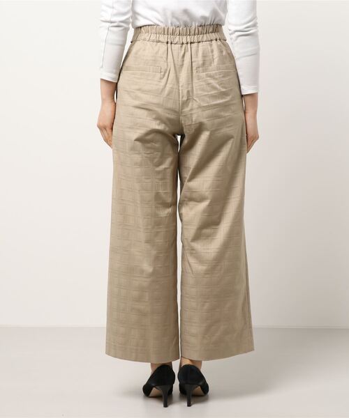 NEWYORKER（ニューヨーカー）の「シャドーハウスタータン ウエストゴムストレートパンツ（その他パンツ・レディース・ベージュ/グレー系その他・9号/7号/11号）」の14枚目の写真