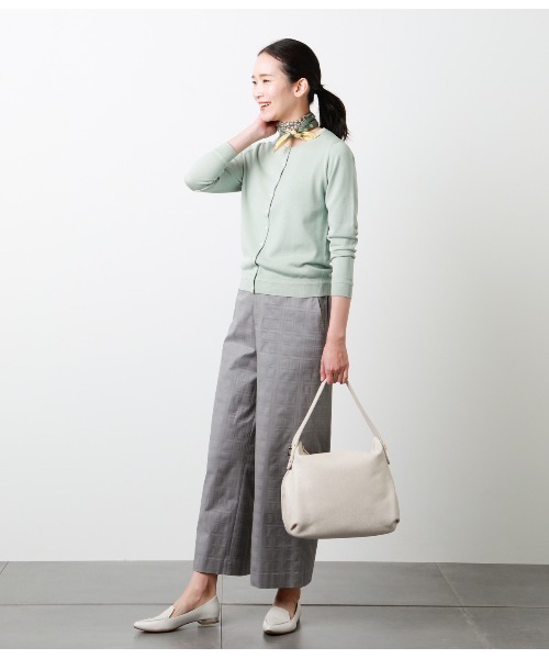 NEWYORKER（ニューヨーカー）の「シャドーハウスタータン ウエストゴムストレートパンツ（その他パンツ・レディース・ベージュ/グレー系その他・9号/7号/11号）」の11枚目の写真