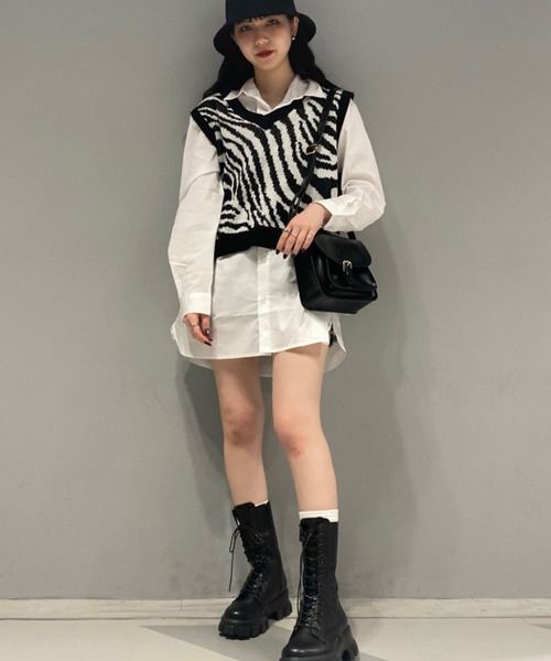 WEGO（ウィゴー）の「WEGO/サーモメトロハット（ハット・レディース・ホワイト/ブラック・FREE）」の10枚目の写真