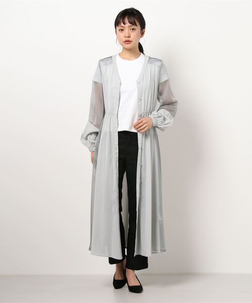 ENVYM（アンビー）の「マテリアルスウィッチングガウン（その他アウター・レディース・ベージュ/グレー/ブラック・FREE）」の19枚目の写真