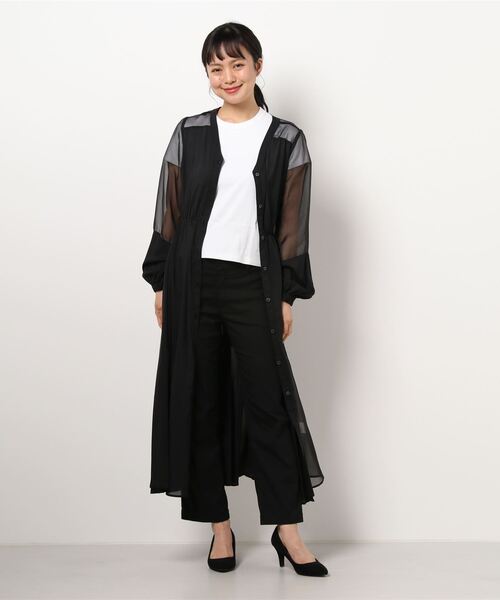 ENVYM（アンビー）の「マテリアルスウィッチングガウン（その他アウター・レディース・ベージュ/グレー/ブラック・FREE）」の20枚目の写真