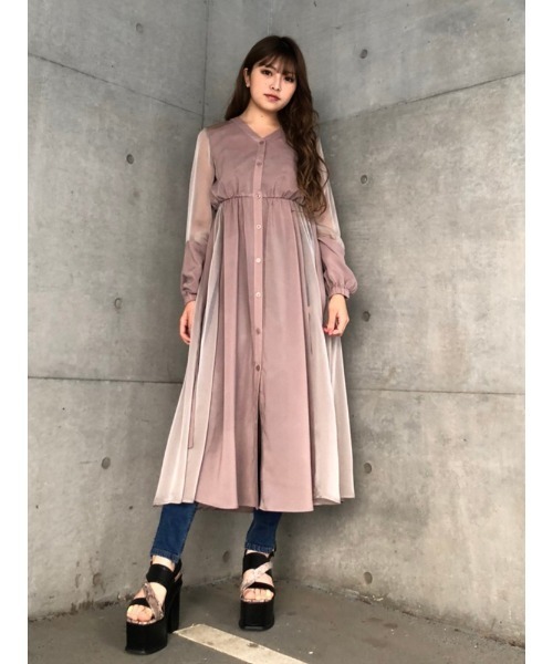 ENVYM（アンビー）の「マテリアルスウィッチングガウン（その他アウター・レディース・ベージュ/グレー/ブラック・FREE）」の11枚目の写真