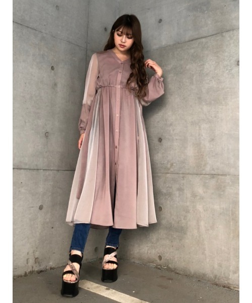 ENVYM（アンビー）の「マテリアルスウィッチングガウン（その他アウター・レディース・ベージュ/グレー/ブラック・FREE）」の12枚目の写真