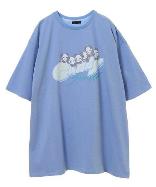 Candy Stripper（キャンディストリッパー）の「【電Q×Candy Stripper】MANY A PEPE TEE（Tシャツ/カットソー・レディース・ライトブルー/ブラック/オフホワイト・2）」の14枚目の写真