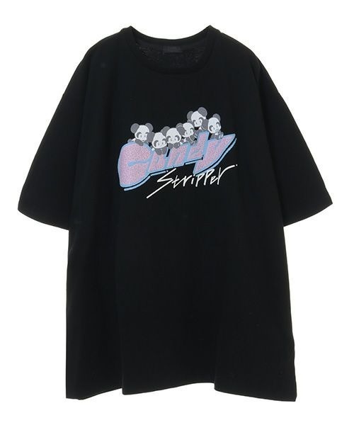 Candy Stripper（キャンディストリッパー）の「【電Q×Candy Stripper】MANY A PEPE TEE（Tシャツ/カットソー・レディース・ライトブルー/ブラック/オフホワイト・2）」の4枚目の写真