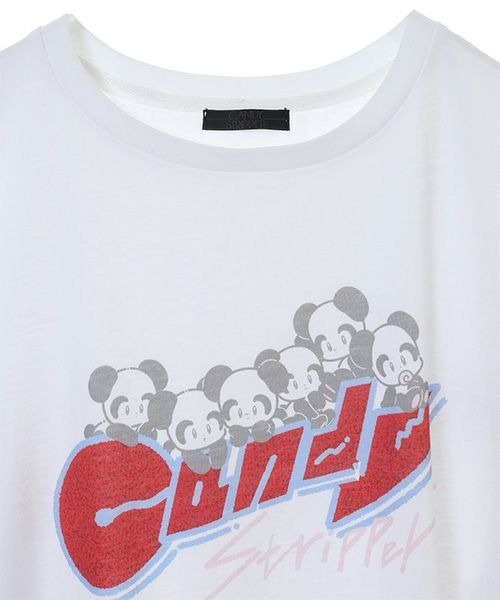Candy Stripper（キャンディストリッパー）の「【電Q×Candy Stripper】MANY A PEPE TEE（Tシャツ/カットソー・レディース・ライトブルー/ブラック/オフホワイト・2）」の11枚目の写真