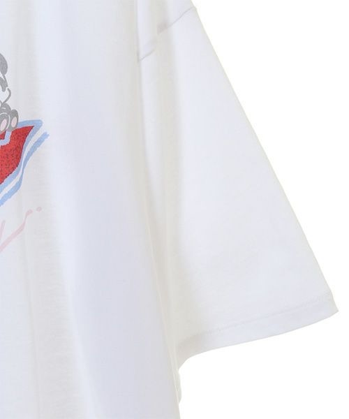 Candy Stripper（キャンディストリッパー）の「【電Q×Candy Stripper】MANY A PEPE TEE（Tシャツ/カットソー・レディース・ライトブルー/ブラック/オフホワイト・2）」の8枚目の写真