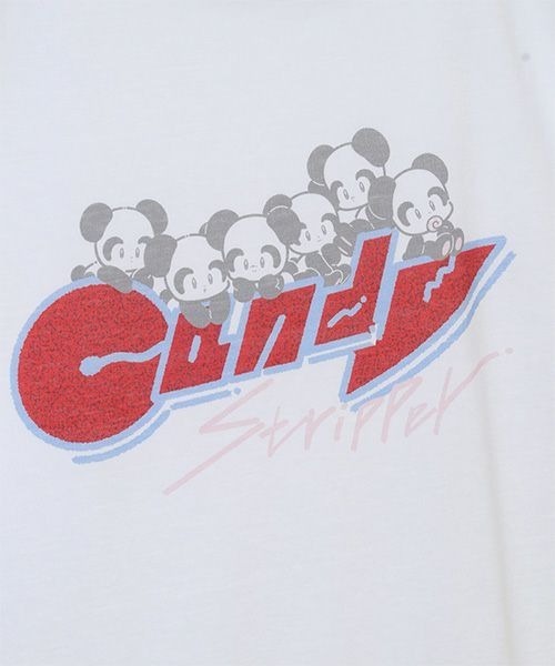 Candy Stripper（キャンディストリッパー）の「【電Q×Candy Stripper】MANY A PEPE TEE（Tシャツ/カットソー・レディース・ライトブルー/ブラック/オフホワイト・2）」の13枚目の写真