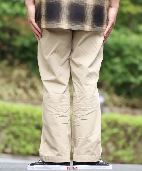RICCARDO METHA(リカルドメッサ)の「RICCARDO METHA/リカルドメッサ NEW 1TUCK WIDE TROUSERS TWILL J8153 トラウザーパンツ テーパード ワイド(その他パンツ・メンズ・ブラック/ベージュ・46/48/44)」の9枚目の写真