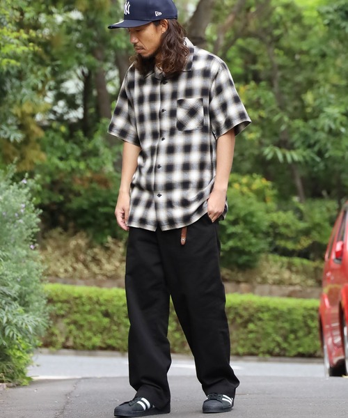 RICCARDO METHA(リカルドメッサ)の「RICCARDO METHA/リカルドメッサ NEW 1TUCK WIDE TROUSERS TWILL J8153 トラウザーパンツ テーパード ワイド(その他パンツ・メンズ・ブラック/ベージュ・46/48/44)」の3枚目の写真