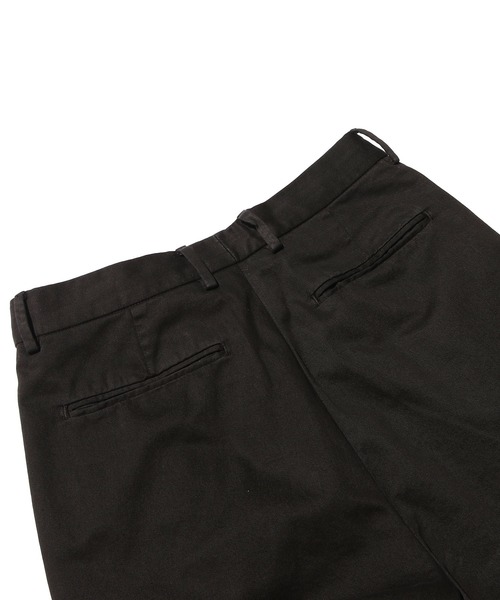 RICCARDO METHA(リカルドメッサ)の「RICCARDO METHA/リカルドメッサ NEW 1TUCK WIDE TROUSERS TWILL J8153 トラウザーパンツ テーパード ワイド(その他パンツ・メンズ・ブラック/ベージュ・46/48/44)」の19枚目の写真