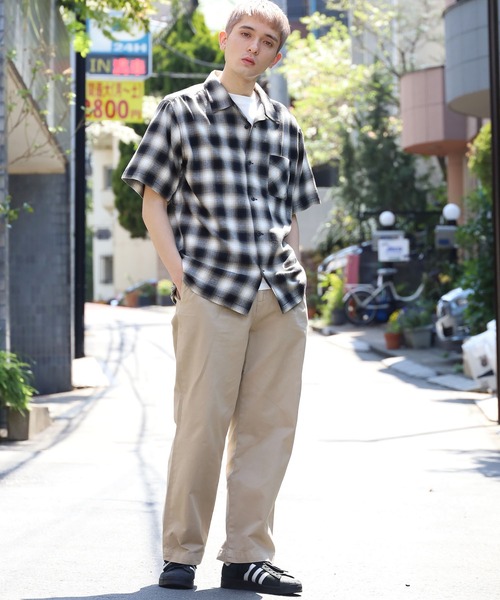 RICCARDO METHA(リカルドメッサ)の「RICCARDO METHA/リカルドメッサ NEW 1TUCK WIDE TROUSERS TWILL J8153 トラウザーパンツ テーパード ワイド(その他パンツ・メンズ・ブラック/ベージュ・46/48/44)」の16枚目の写真