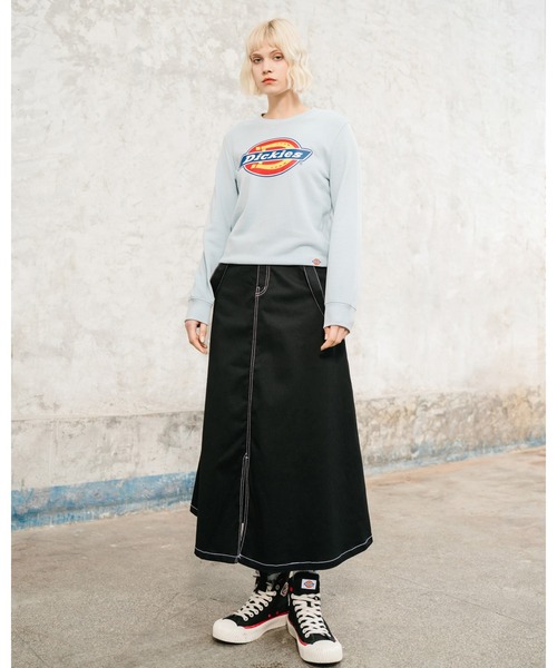 Dickies(ディッキーズ)の「【レディース】ロングスカート(スカート・レディース・カーキ系/ブラック系・28inch/26inch/27inch/29inch)」の3枚目の写真