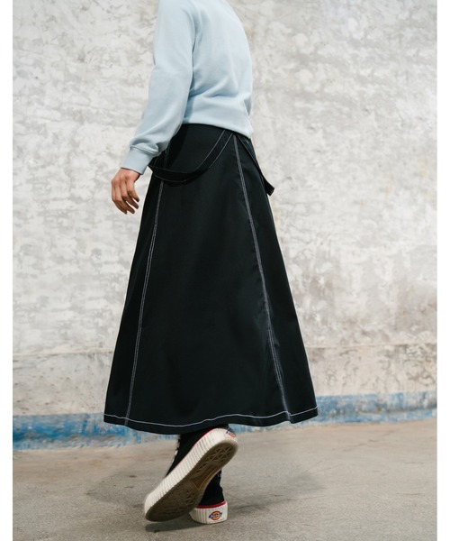 Dickies(ディッキーズ)の「【レディース】ロングスカート(スカート・レディース・カーキ系/ブラック系・28inch/26inch/27inch/29inch)」の4枚目の写真