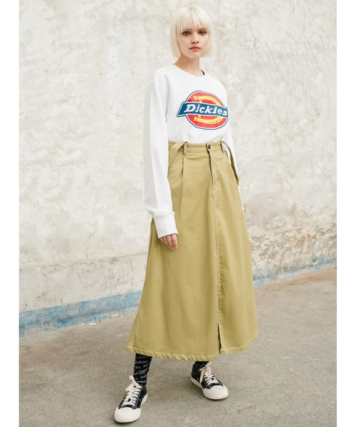 Dickies(ディッキーズ)の「【レディース】ロングスカート(スカート・レディース・カーキ系/ブラック系・28inch/26inch/27inch/29inch)」の6枚目の写真