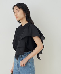 ADAM ET ROPE' | フレアースリーブアシメプルオーバー(Tシャツ/カットソー)