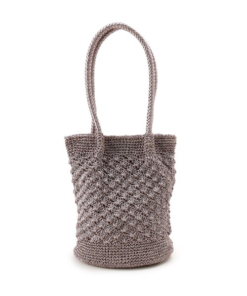 SHOO・LA・RUE(シューラルー)の「◆PPコードトート(トートバッグ・レディース・シルバー/ガンメタ/ブラック・00)」の6枚目の写真