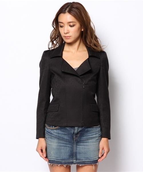 HYSTERIC GLAMOUR（ヒステリックグラマー）の「ライダースJK（その他アウター・レディース・チャコールグレー/ブラック系その他・SMALL/MEDIUM）」の3枚目の写真