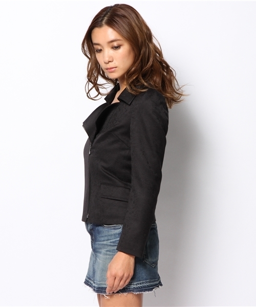 HYSTERIC GLAMOUR（ヒステリックグラマー）の「ライダースJK（その他アウター・レディース・チャコールグレー/ブラック系その他・SMALL/MEDIUM）」の4枚目の写真