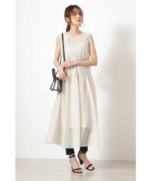 JILL STUART（ジルスチュアート）の「◆アヴイルワンピース（ワンピース・レディース・ブラック/ホワイト・2/0）」の9枚目の写真