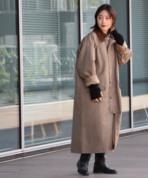 Barbour | Barbour × Demi-Luxe BEAMS / 別注 OS BURGHLEY コート(その他アウター)