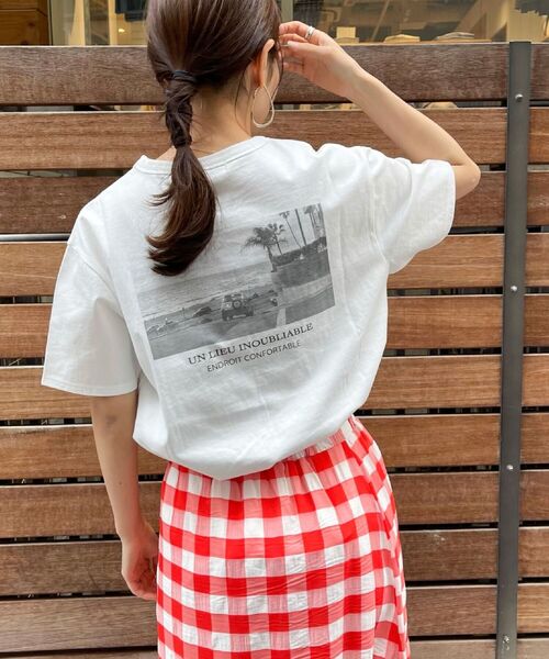 fredy repit（フレディレピ）の「PHOTOプリントTシャツ（フォトT）（Tシャツ/カットソー・レディース・キナリ/オフホワイト/アイボリー・38）」の20枚目の写真