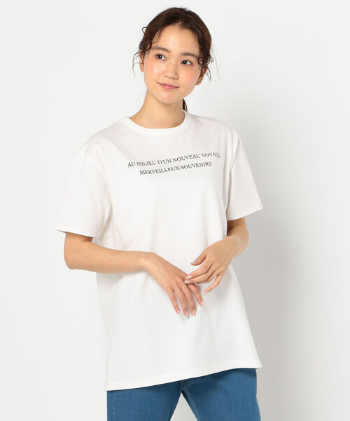 fredy repit（フレディレピ）の「PHOTOプリントTシャツ（フォトT）（Tシャツ/カットソー・レディース・キナリ/オフホワイト/アイボリー・38）」の9枚目の写真