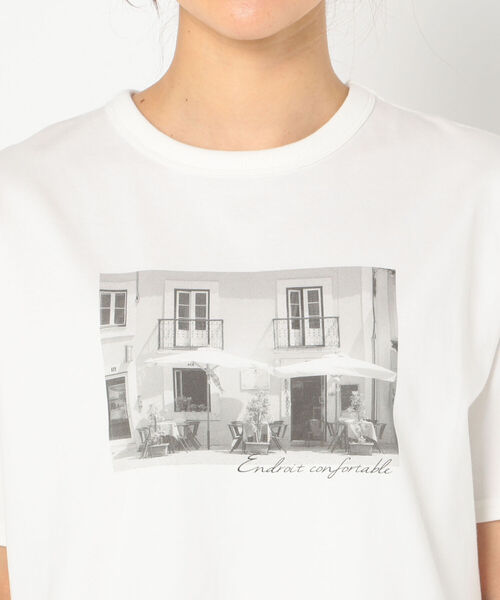 fredy repit（フレディレピ）の「PHOTOプリントTシャツ（フォトT）（Tシャツ/カットソー・レディース・キナリ/オフホワイト/アイボリー・38）」の14枚目の写真
