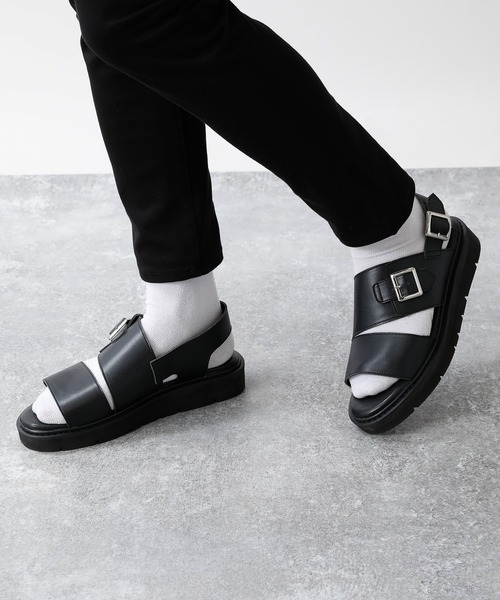 RAGEBLUE（レイジブルー）の「ボリュームソール/ストラップサンダル/950646（サンダル・メンズ・ブラック/パイソン・MEDIUM/LARGE）」の12枚目の写真