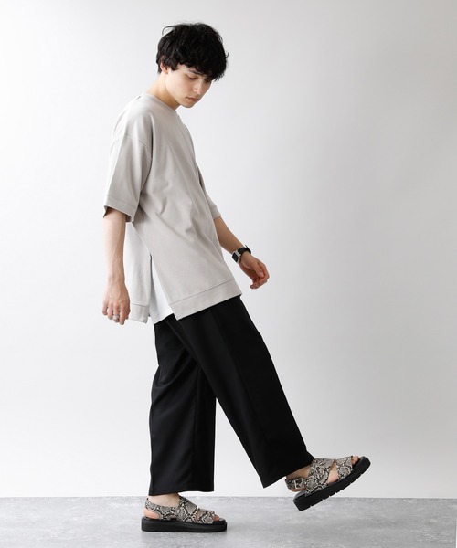 RAGEBLUE（レイジブルー）の「ボリュームソール/ストラップサンダル/950646（サンダル・メンズ・ブラック/パイソン・MEDIUM/LARGE）」の4枚目の写真