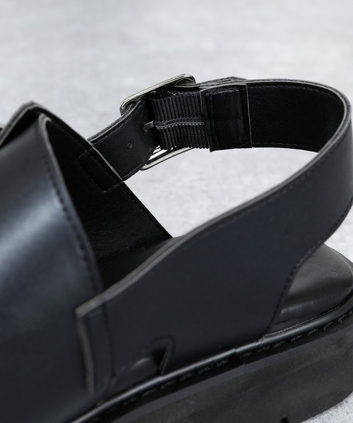 RAGEBLUE（レイジブルー）の「ボリュームソール/ストラップサンダル/950646（サンダル・メンズ・ブラック/パイソン・MEDIUM/LARGE）」の14枚目の写真