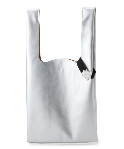 anello（アネロ）の「◆anello/アネロ ALTON レザータッチ トートバッグ（エコバッグ/サブバッグ・レディース・ライトブルー/キャメル/ブラウン系/ダークグレー/ネイビー/ブラック/シルバー/ピンク系/ピンク系その他/グリーン・99）」の13枚目の写真