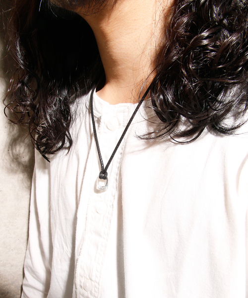 HARIM（ハリム）の「HARIM ハリム / MISTERY CAVE シルバー925ミステリーコットンコードカーブネックレス / HRP102（ネックレス・メンズ・シルバー・FREE）」の9枚目の写真