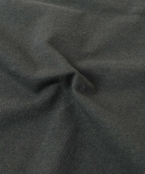 GLAZOS(グラソス)の「OE天竺・接触冷感ドロップショルダー袖ポケットレイヤード半袖Tシャツ(Tシャツ/カットソー・キッズ・チャコールグレー/ベージュ/カーキ・130cm/140cm/150cm/160cm/170cm)」の16枚目の写真