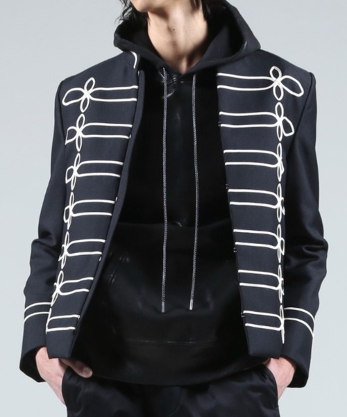 GalaabenD（ガラアーベント）の「バレンシアギャバナポレオンジャケット（その他アウター・メンズ・ブラック/ブラック×ホワイト・M/L）」の2枚目の写真