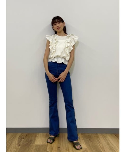 MOUSSY SHOULDER FRILLS トップス　マウジー MOUSSY | SHOULDER FRILLS トップス (その他トップス ) |SHEL