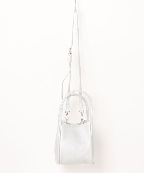 ammy.（エイミードット）の「【 ammy. / エイミードット 】3WAY ショルダーバッグ / ハンドバッグ（ハンドバッグ・レディース・ホワイト/ブラック/ベージュ/グリーン/ブラウン/グレイッシュベージュ/シルバー/レッド・FREE）」の8枚目の写真