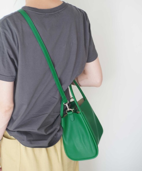 ammy.（エイミードット）の「【 ammy. / エイミードット 】3WAY ショルダーバッグ / ハンドバッグ（ハンドバッグ・レディース・ホワイト/ブラック/ベージュ/グリーン/ブラウン/グレイッシュベージュ/シルバー/レッド・FREE）」の17枚目の写真