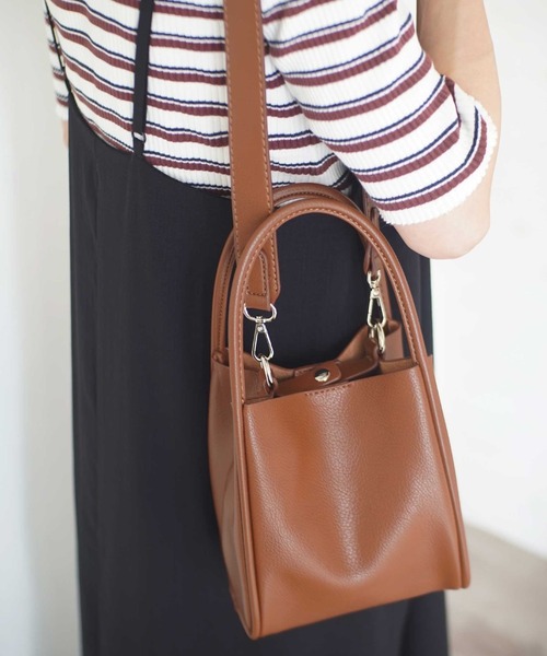 ammy.（エイミードット）の「【 ammy. / エイミードット 】3WAY ショルダーバッグ / ハンドバッグ（ハンドバッグ・レディース・ホワイト/ブラック/ベージュ/グリーン/ブラウン/グレイッシュベージュ/シルバー/レッド・FREE）」の19枚目の写真