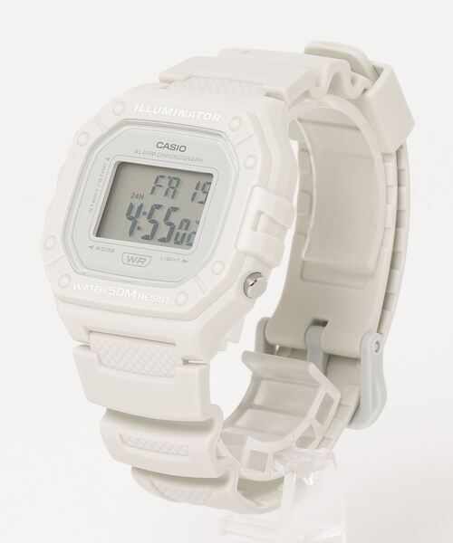 CASIO カシオ：W-218H チープカシオ 腕時計スクエア デジタル